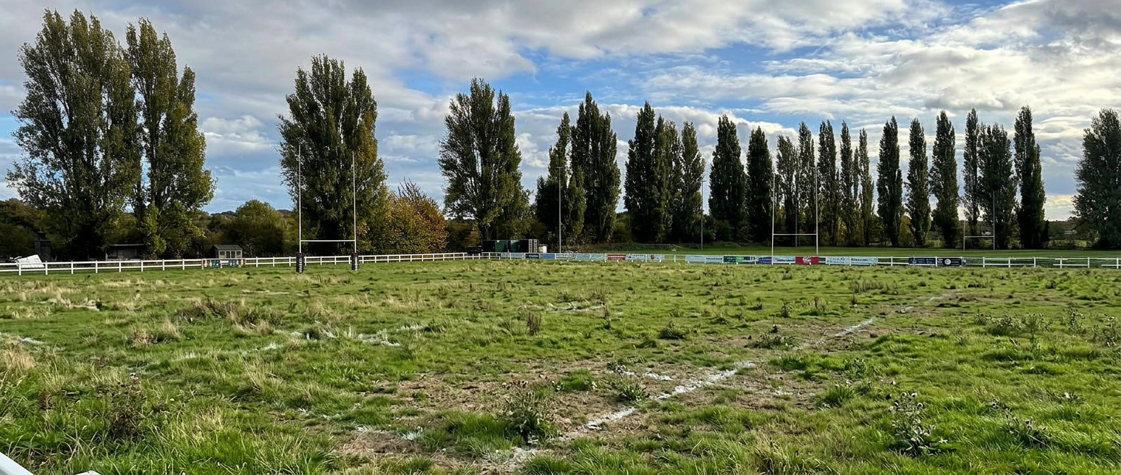 Sports grounds: illustrative condition before work